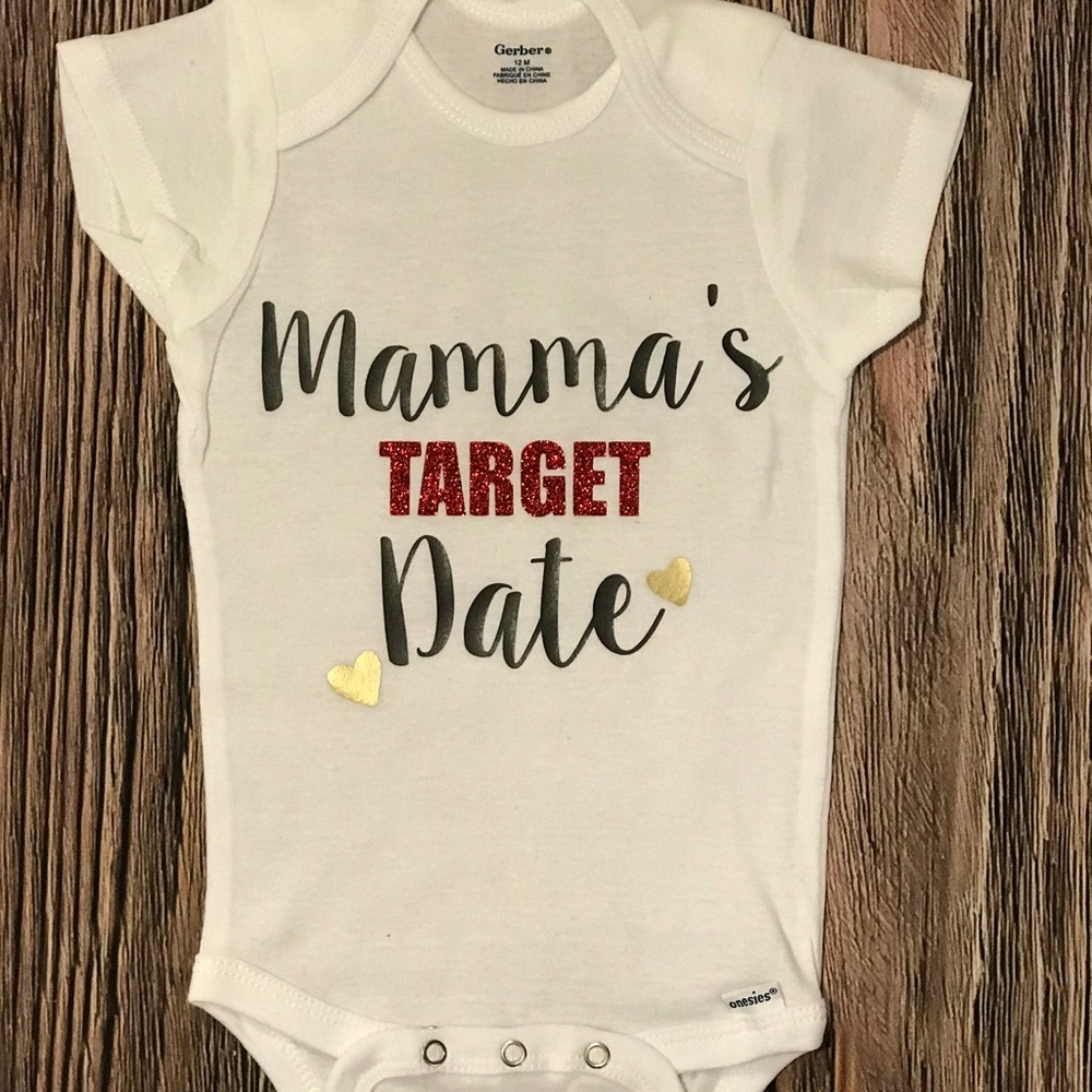 NWOT Target date onesie